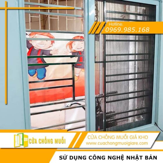 Cửa sổ xếp tay âm 1 cánh