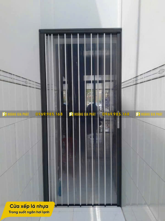Cửa xếp lá nhựa trong suốt ngăn hơi lạnh - Thể hiện đẳng cấp cho ngôi nhà của bạn