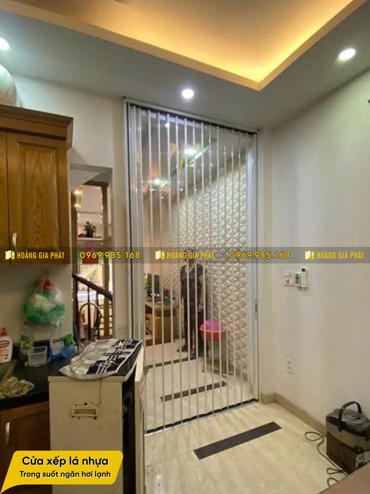 Rèm tổ ong lùa trên kính - Giải pháp che nắng – cách nhiệt – tăng riêng 3 Cửa xếp lá nhựa trong suốt ngăn hơi lạnh - Thể hiện đẳng cấp cho ngôi nhà của bạn