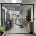 Cửa xếp lá nhựa trong suốt ngăn hơi lạnh - Thể hiện đẳng cấp cho ngôi nhà của bạn