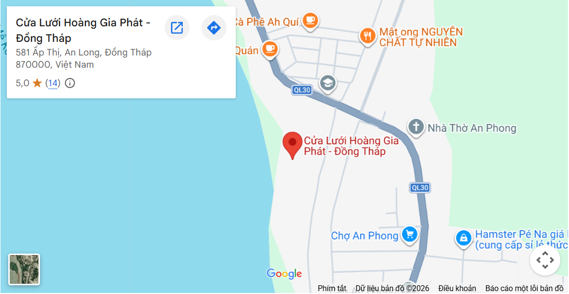 SHOWROM CỬA LƯỚI HOÀNG GIA PHÁT - Đồng Tháp