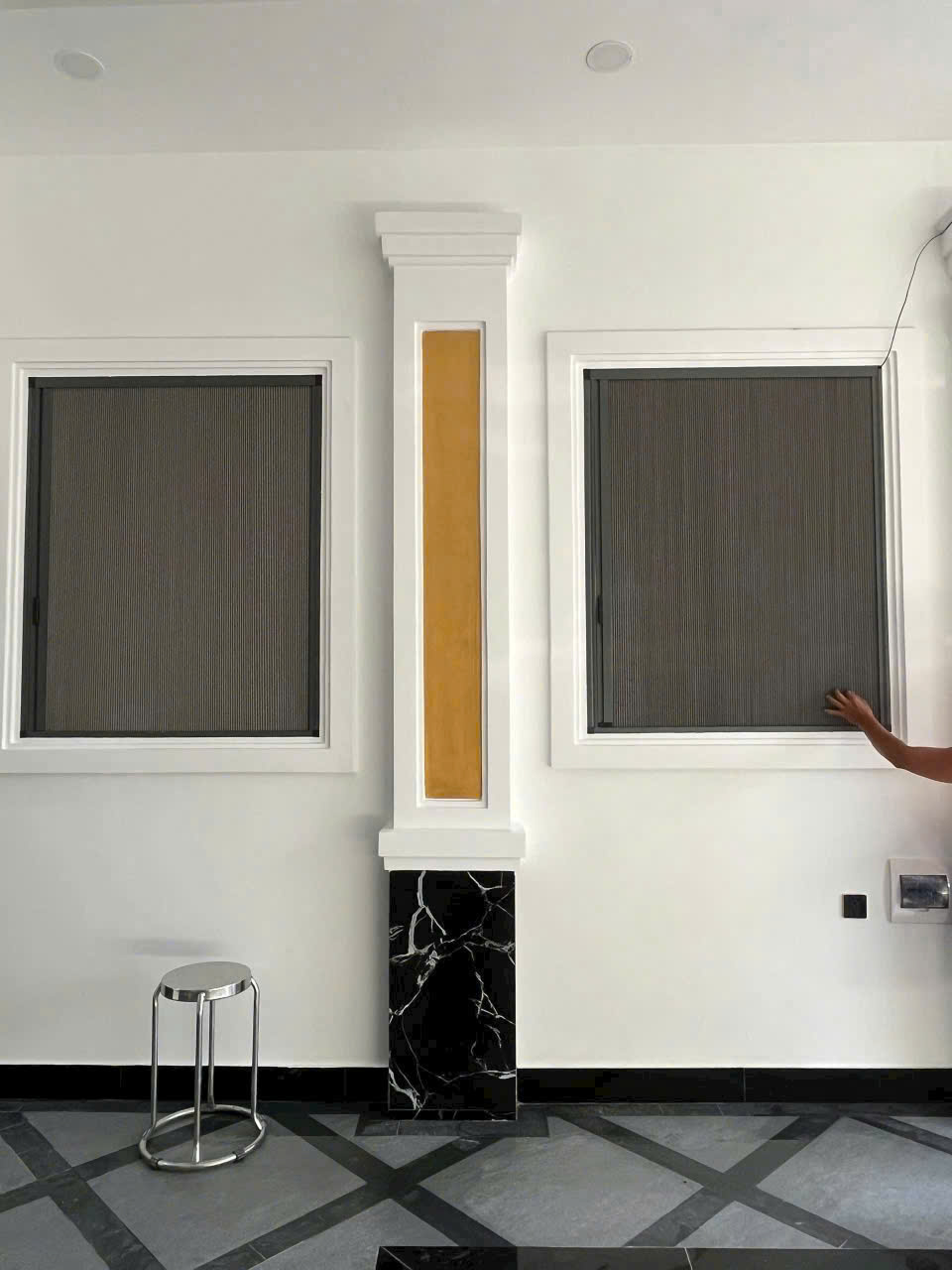 Rèm tổ ong lùa dạng ô cửa nhỏ Rèm tổ ong lùa dạng ô cửa nhỏ